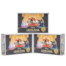 Acrylic Display Case for Disney Lorcana Booster Box Magnetic Storage Showcase