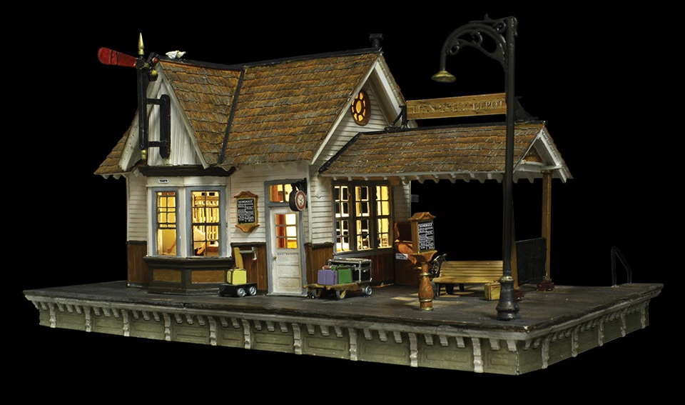 Woodland Scenics Built & Ready The Depot HO Scale BR5052 - Image 2 of 3