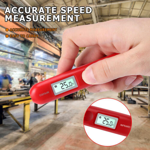 Digital LCD Infrared Thermometer  Temperature Sensor Pen Red - Afbeelding 1 van 8