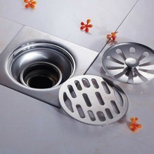 Boden Abfluss Eckig Badezimmer Nass Heim Schauer Wasser Sieb Neu