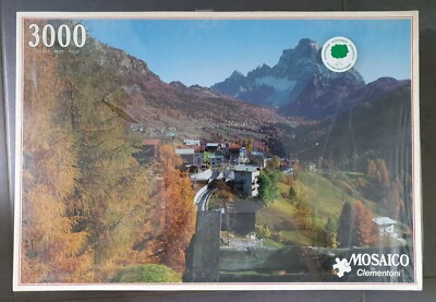 3000 piece Clementoni puzzle 'Selva di Cardore Italy', Factory