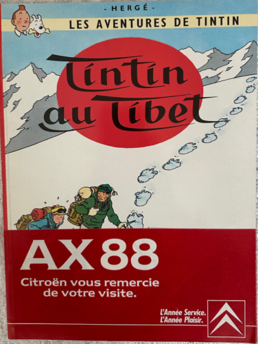 Hergé Tintin Au Tibet Edycja specjalna Citroen w sumie 1999 - Zdjęcie 1 z 7