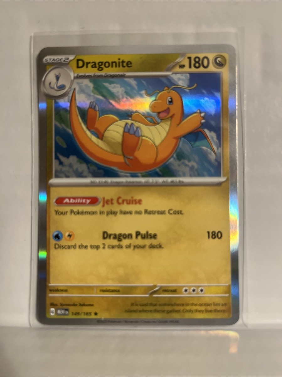Dragonite Scarlet & Violet - 151 English Holo #149/165 Rare