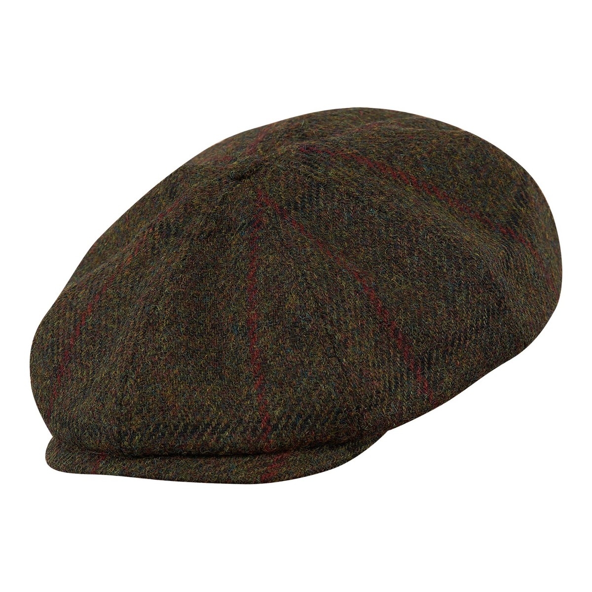 SHELBY HarrisTweed Newsboy Cap Wool Vintage Gatsby Baker Boy