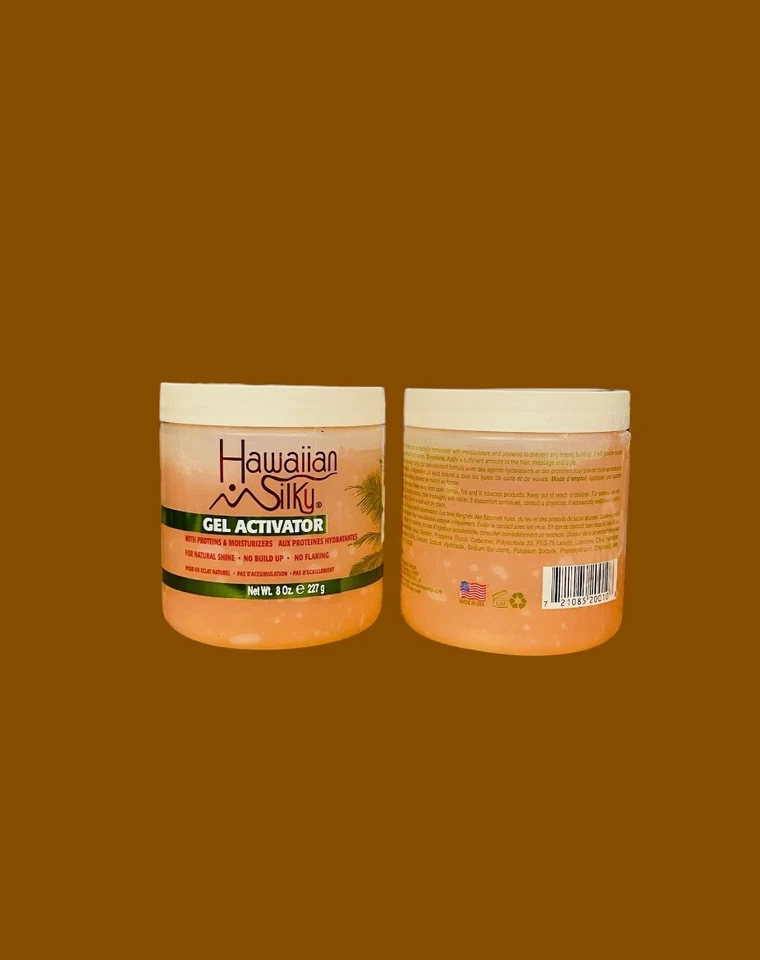 ACTIVADOR GEL SEDOSO HAWAIANO CON PROTEÍNAS E HIDRATANTES PARA BRILLO NATURAL 2 8OZ Foto 2 de 3