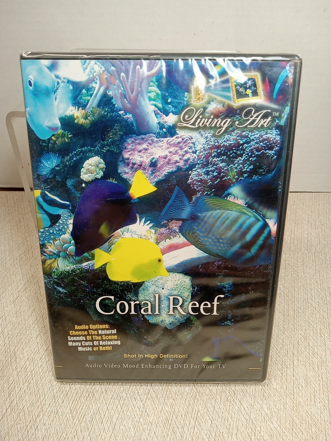 CORAL REEF TV Screen Aquarium View Music Sounds Reefs Fish Fishes DVD SEALED NEW
