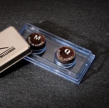 FC KIMCHI Tip 2ea+Case Billiards 10layer M Q Carom 3 Cusion Expert Player