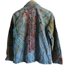 Levi's Artist Hand Painted Splatter Singular Dreamcoat Vintage Denim Chore Coat