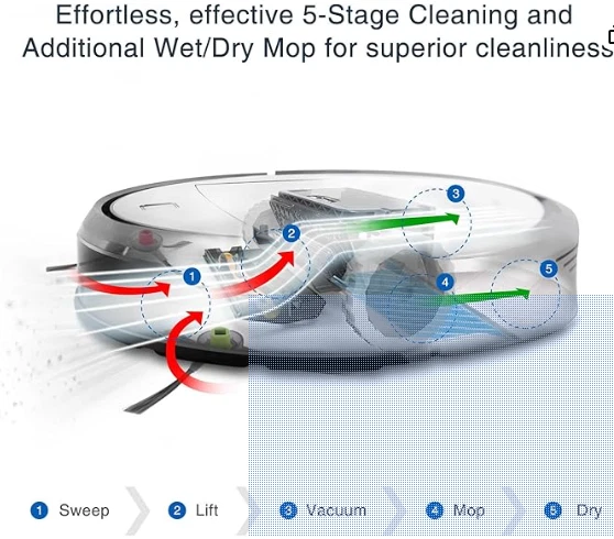 ECOVACS DEEBOT M80 Pro Robot Vacuum Cleaner   - Image 2 of 4
