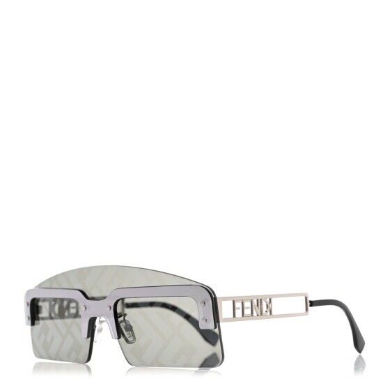 NEW Fendi Metal Acetate FF Shield Sunglasses FE40023U Shiny NEW Fendi Metal Acetate FF Shield Sunglasses FE40023U Shiny