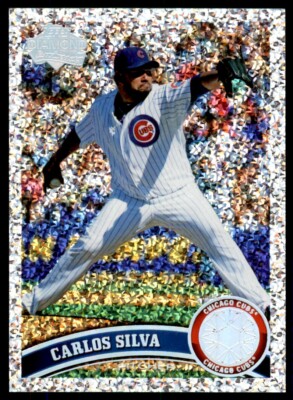 2011 Topps Cognac Diamond Anniversary Carlos Silva Chicago Cubs #86