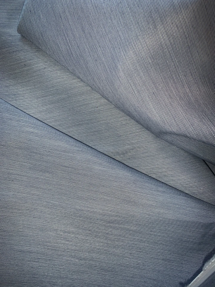 Tissu moderne coton bleu gris  larg 150 cm x H 150 cm réf B94 - Photo 3/3