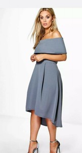 double layer midi dress