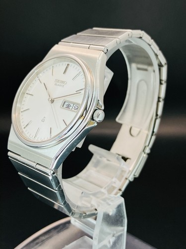 SEIKO WATCH 9063-601C QUARTZ SILVER DAY DATE KANJI 15.5cm 6.1inc - Picture 4 of 16
