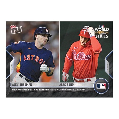 2022 Topps Now WSM-5 Alex Bregman / Alec Bohm