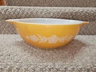 Vtg Mid-Century 1960’s Pyrex Butterfly Gold 4 Qt #444 Cinderella LG Mixing Bowl