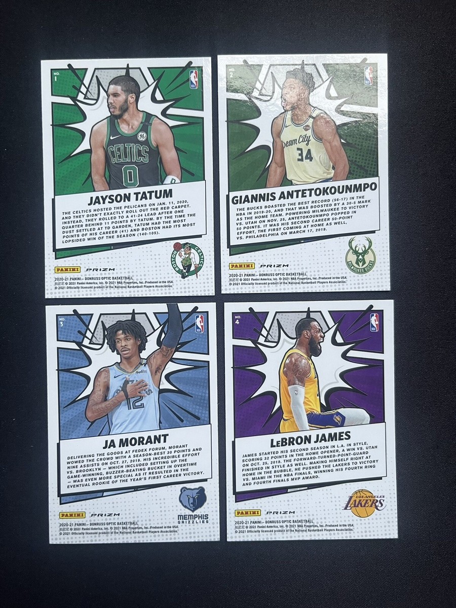 2020-21 Donruss Optic My House Holo Complete Set 1-20 Lebron James