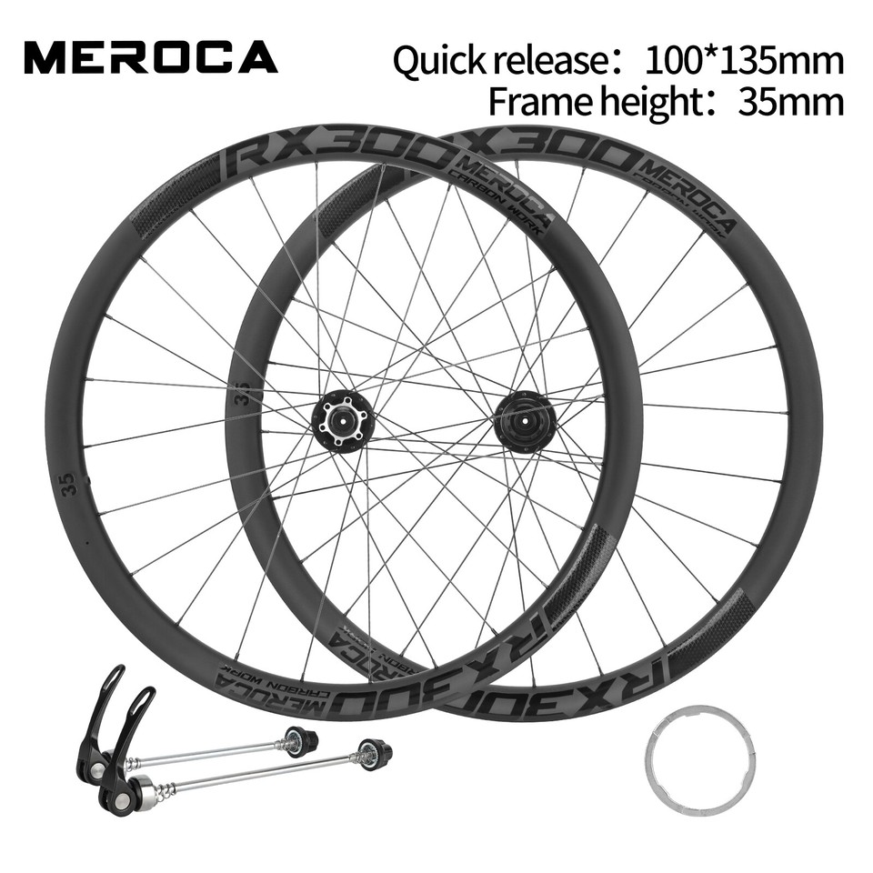 MEROCA 35/38/42mm Carbon Road Wheelset 700C Clincher Bicycle Wheels ...