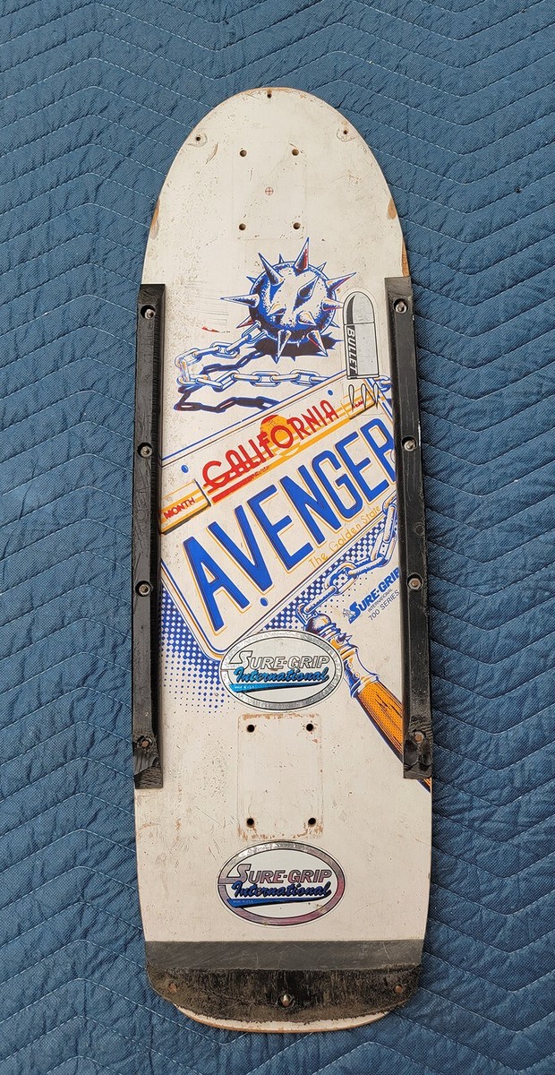 Original c1985 SGI SURE GRIP California Avenger Skateboard Deck | eBay
