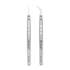 Anti-Magnetic Stainless Steel Tweezer Ceramic Tip High Temperature Resistant