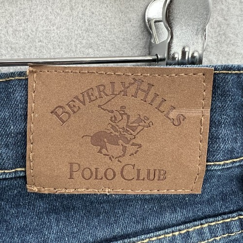 Beverly Hills Polo Club Jeans Herren 34x30 Blau Stretch Denim Straight Leg Dark - Bild 4 von 10