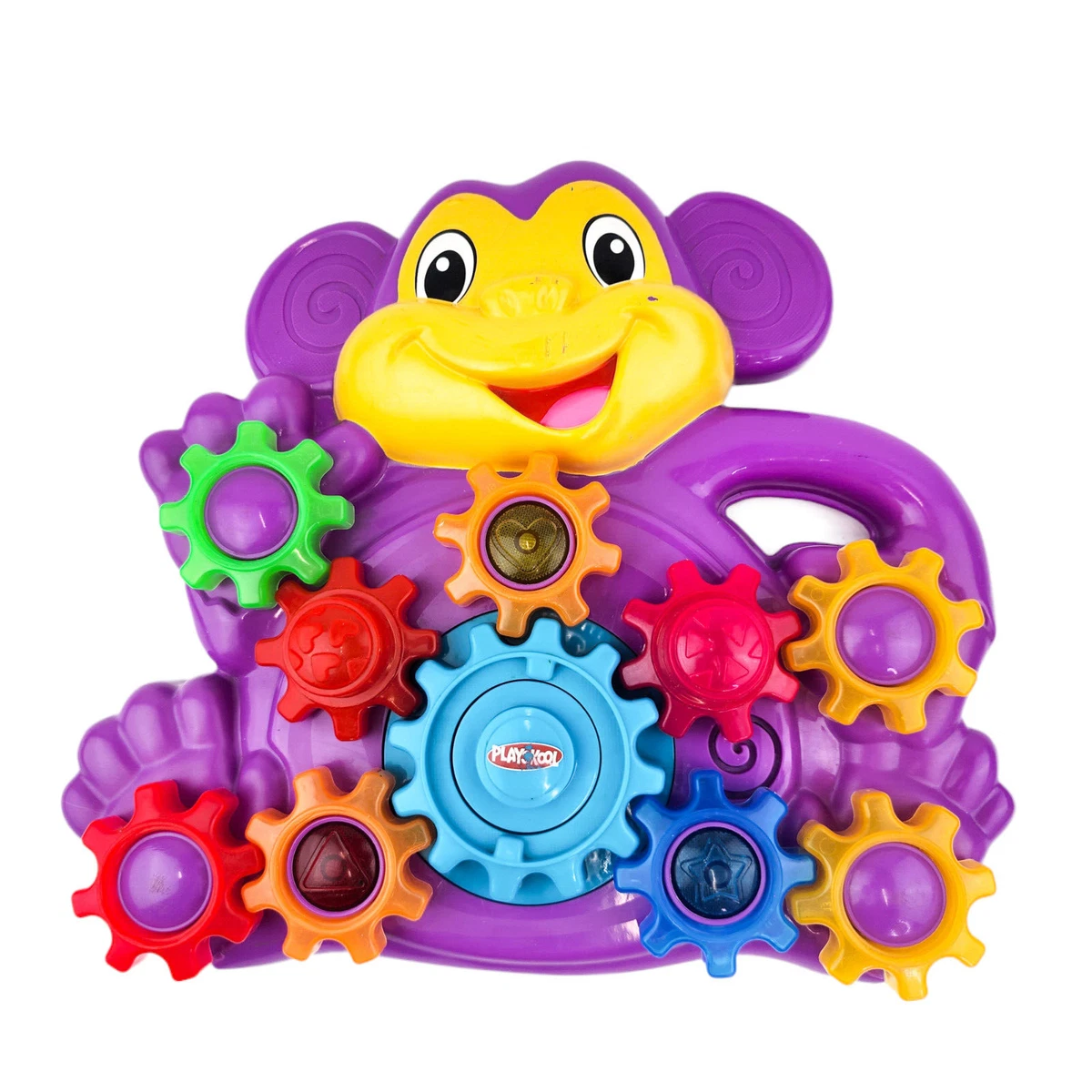 Playskool Stack n Spin Monkey Gears Toy Building Skills Gear