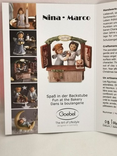 NEU 2024 Goebel Engel Winterwald Schutzengel NEUHEIT Weihnachtsbäckerei - Bild 5 von 5