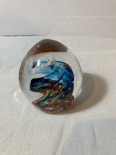 Williams Glass Paperweight Signed ‘99 - Picture 1 of 5