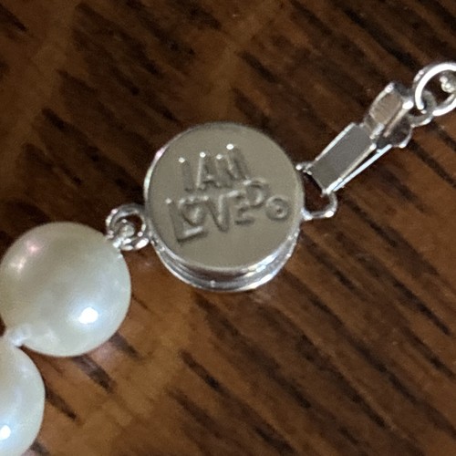 Helzberg I Am Loved Pearl Bracelet - Picture 2 of 4