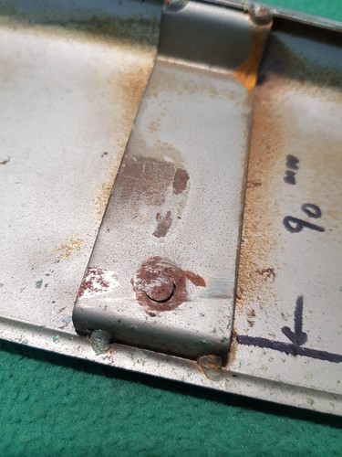 JAGUAR XJS PRE FACELIFT CENTRE REAR CHROME BLADE FINISHER TRIM GENUINE BCC3434 - Picture 8 of 9