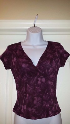 Per Ception Short Sleeve Maroon Shirt