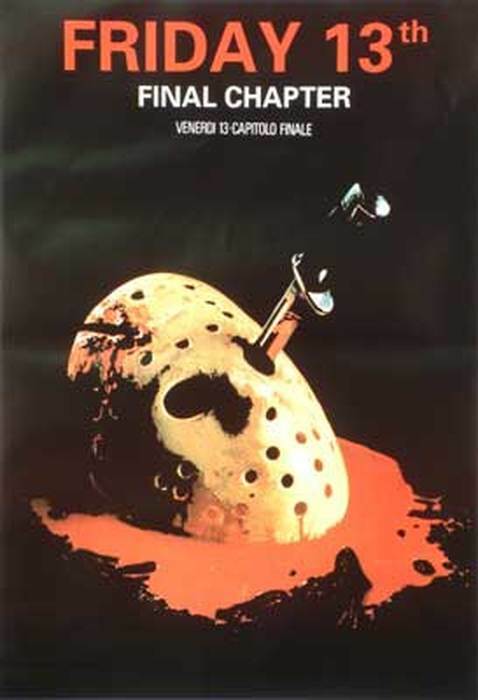 Friday 13Th - The Final Chapter (Single Sided) Italian Poster