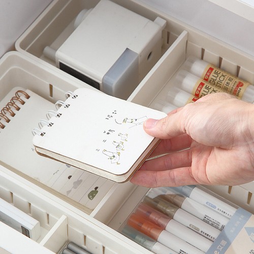 1-4X Desk Drawer Organizer Tray With Adjustable Divider Multidrawers For Makeups - Picture 7 of 11