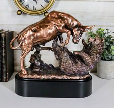 Wall Street Stock Market Charging Bull Trounc...