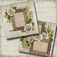 Love Letters 1 - 2 Premade Scrapbook Pages - EZ Layout 3720