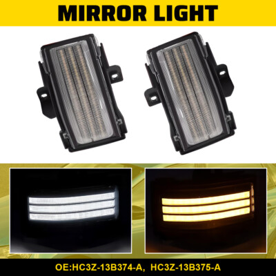 Switchback LED Side Mirror Light for 17-23 Ford Super Duty F250 F350 F450 F550