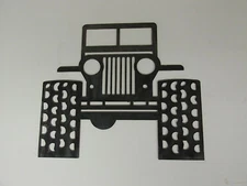 JEEP 4X4 METAL WALL DECOR HOUSE Garage, Muddin, Man Cave