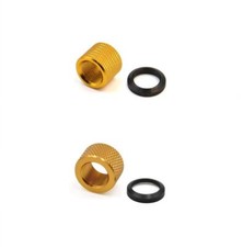 DB TAC Aluminum Thread protector Dark Gold 1/2x28 Thread or 5/8x24 Thread