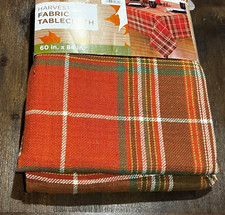 Harvest Fabric THANKSGIVING FALL TABLECLOTH Dinner Centerpiece Table 60x84