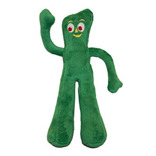 Multipet Gumby Plush Filled Dog Toy 9-Inch New (Pack of 1)