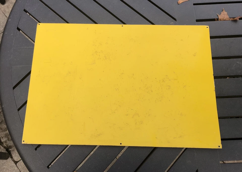 LETRERO PUBLICITARIO VINTAGE ARCO IRIS ALIMENTACIÓN ANIMAL METAL GRANJA - ANTIGUO Y ORIGINAL Foto 3 de 4