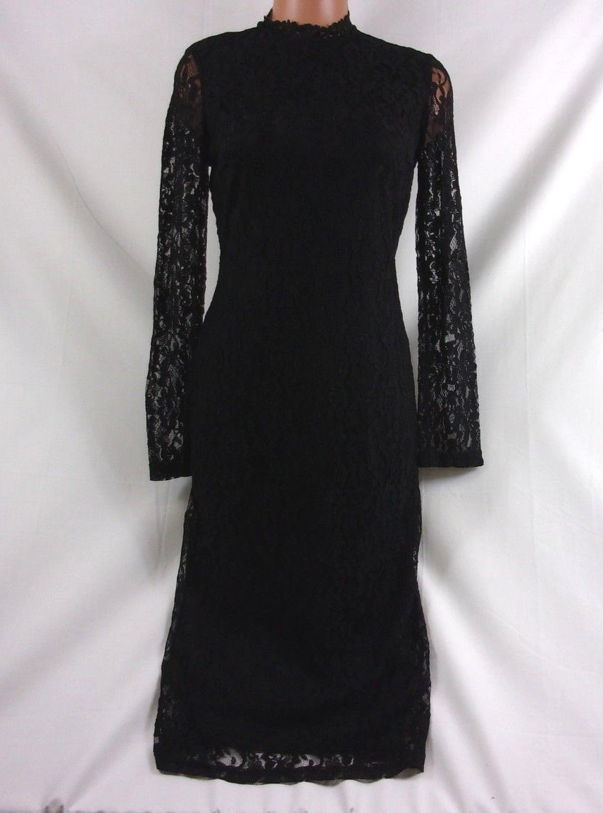 chinese dress ladies Sunny Coast Long Sleeve Piping Maxi Dress Black Selfie Leslie