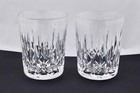 SET OF 2 WATERFORD CRYSTAL BALLYSHANNON DOUBLE OLD FASHIONED GLASSES – MINT