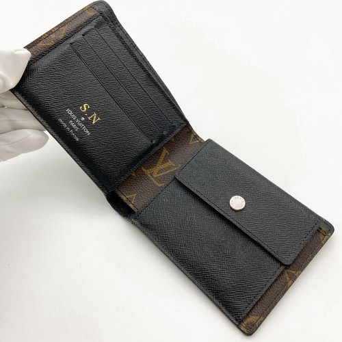 Louis Vuitton Men's Bifold Wallet Monogram Canvas Leather Used No Box - Picture 3 of 10