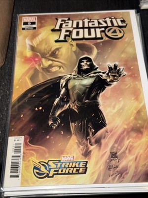 Fantastic Four #9 (2019) Yongho Cho Marvel Strikeforce Mystery Variant Dr Doom