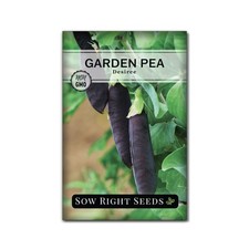 Sow Right Seeds - Desiree Snow Pea Seeds for Planting - Non-GMO Heirloom Pack...