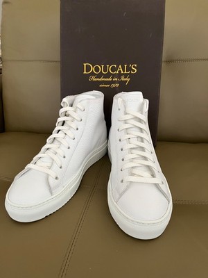 DOUCAL S Sneaker High Top Gr 41 Leder weiß (NP:399,- ) *NEU*