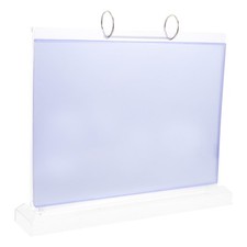 Table Display Stand Sign Holder Advertising Displays 6 Pages Flip Menu