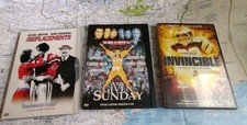 Football Movie DVD Lot The Replacements Any Given Sunday Invincible American