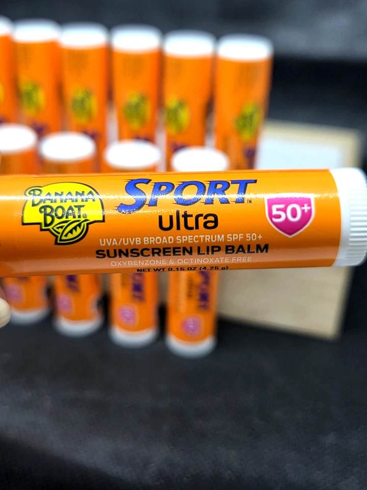 Lote De 12 Bálsamo Labial Protector Solar Ultra Deportivo Banana Boat LEER DESCRIPCIÓN Foto 3 de 4